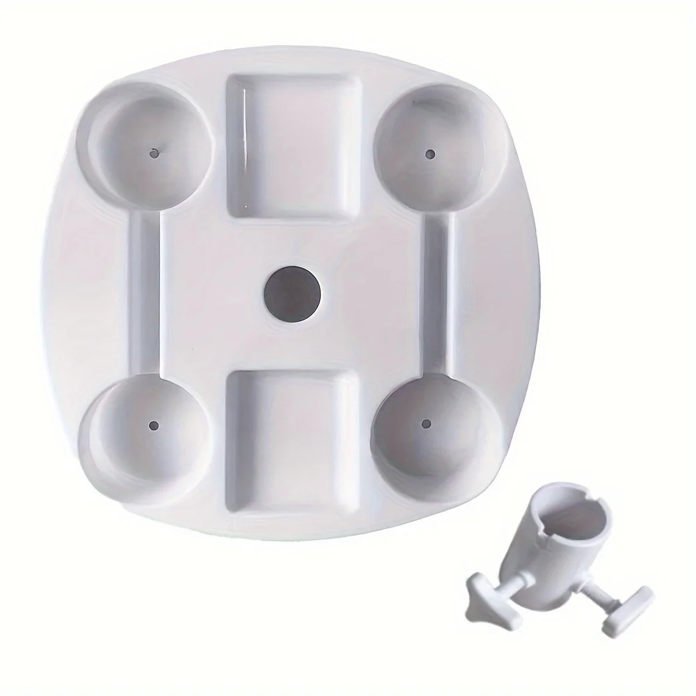 Plateau parasole avec 4 porte-gobelets et 4 espaces collations, CYBeach Umbrella extérieur – Image 8