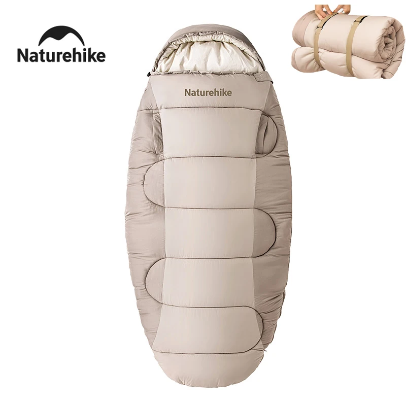 Sac de couchage 95 cm élargir imperméable chaud hiver équipement de couchage lavable en Machine 3 saisons