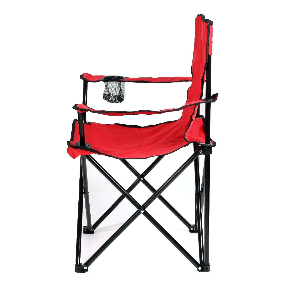 Chaise Camping Pliante avec accoudoire et porte verre 50×50×80 cm – Image 3
