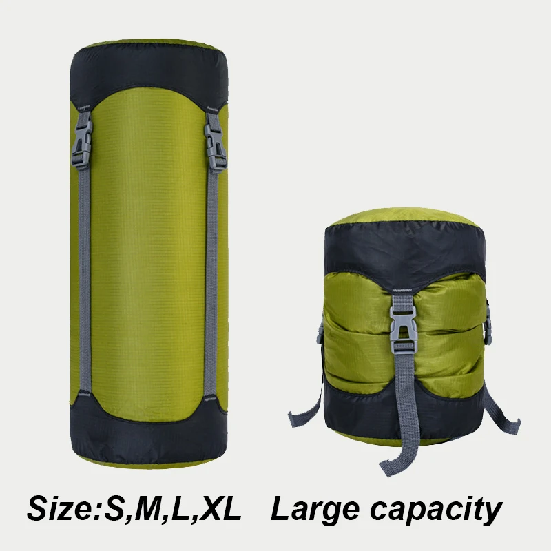 Sac de couchage de camping compression étanche polyvalent utracompact