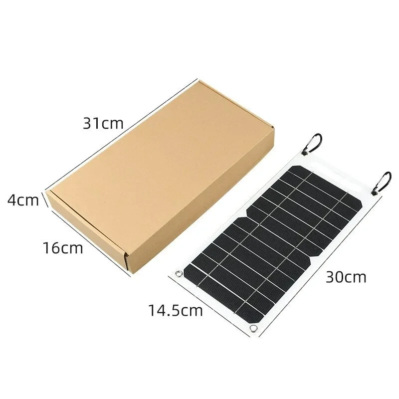 Panneau solaire 5V USB Type-C chargeur téléphone portable – Image 5