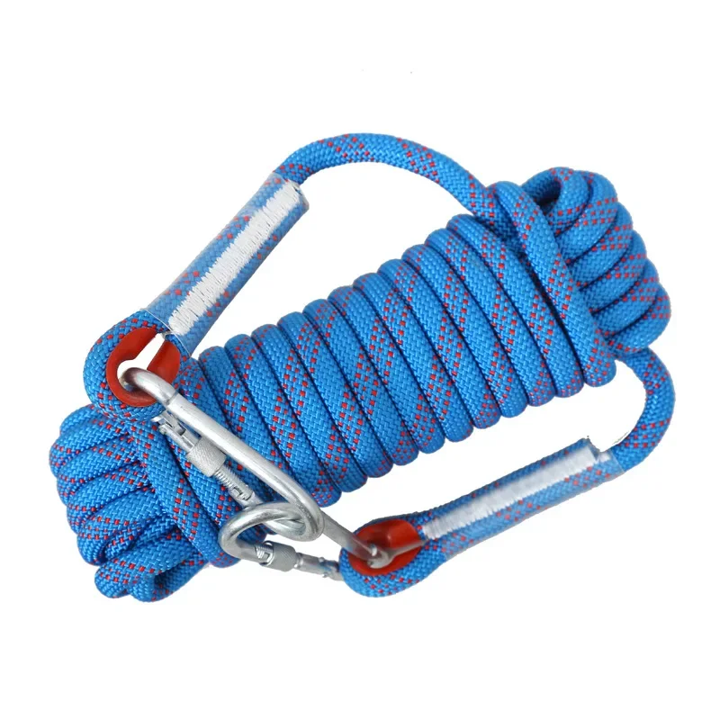 Corde statique de roche 15/20/30m, corde d'escalade en plein air, Couleur aléatoire – Image 4
