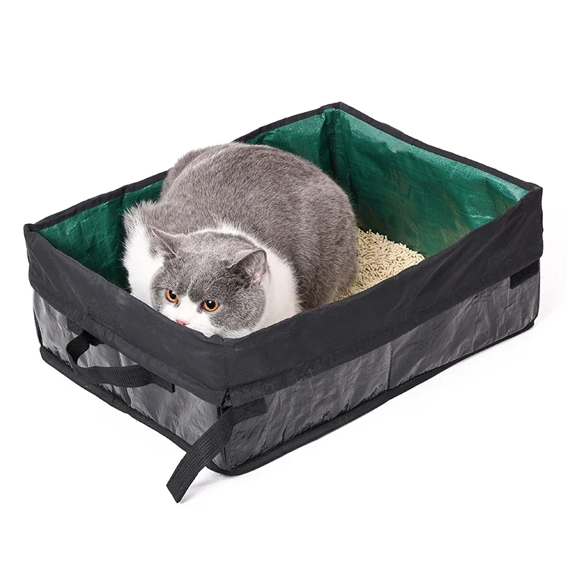 Bac à litière portable réutilisable pour animaux de compagnie – Image 2