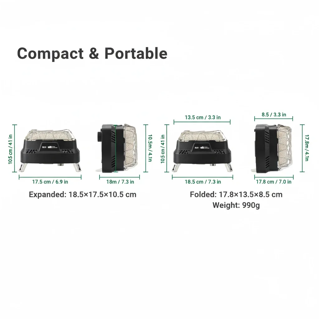 Chauffage et Poêle Infrarouge Portable – Image 11