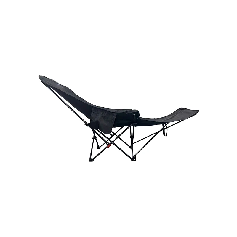 Fauteuil/Chaise pliante de LUXE portable inclinable pliable Appui-tête incurvé grand confort avec repose-jambes – Image 9