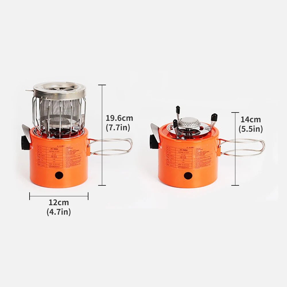 Chauffage à gaz portable avec tuyau de gaz de 1m, – Image 5
