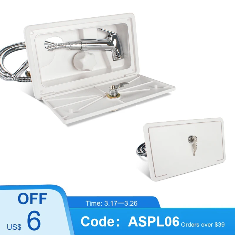 Boîte de douche extérieure Kit avec serrure