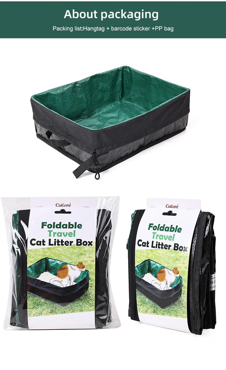Bac à litière portable réutilisable pour animaux de compagnie – Image 18