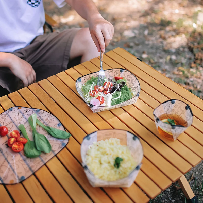 Vaisselle de camping pliable légère pour l'extérieur – Image 23