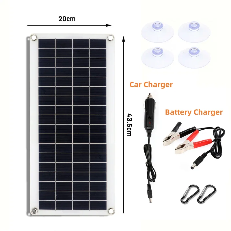 Panneau solaire 5V USB Type-C chargeur téléphone portable – Image 8