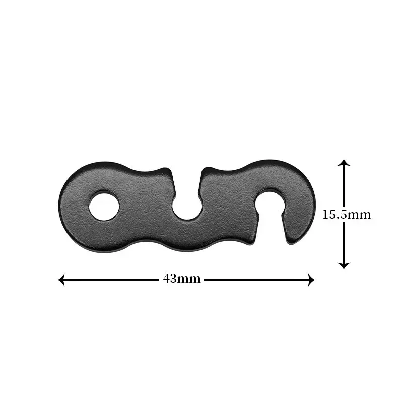 Kit de fixation de tendeur de type S à boucle de corde réglable pour tente – Image 6