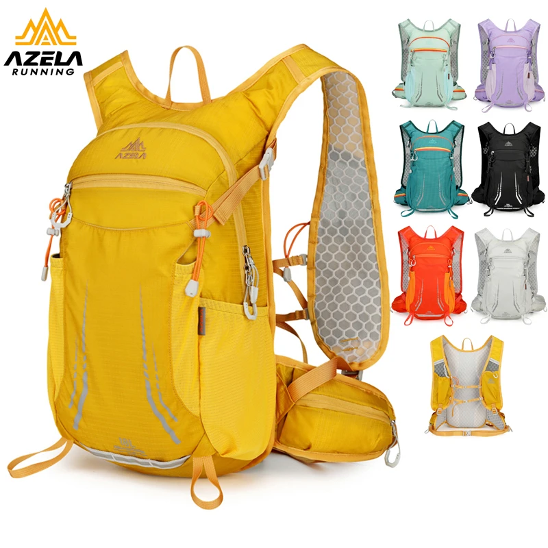 Sac à dos de cyclisme d'extérieur 18 l, grande capacité, léger, unisexe, multifonctionnel, imperméable, en nylon