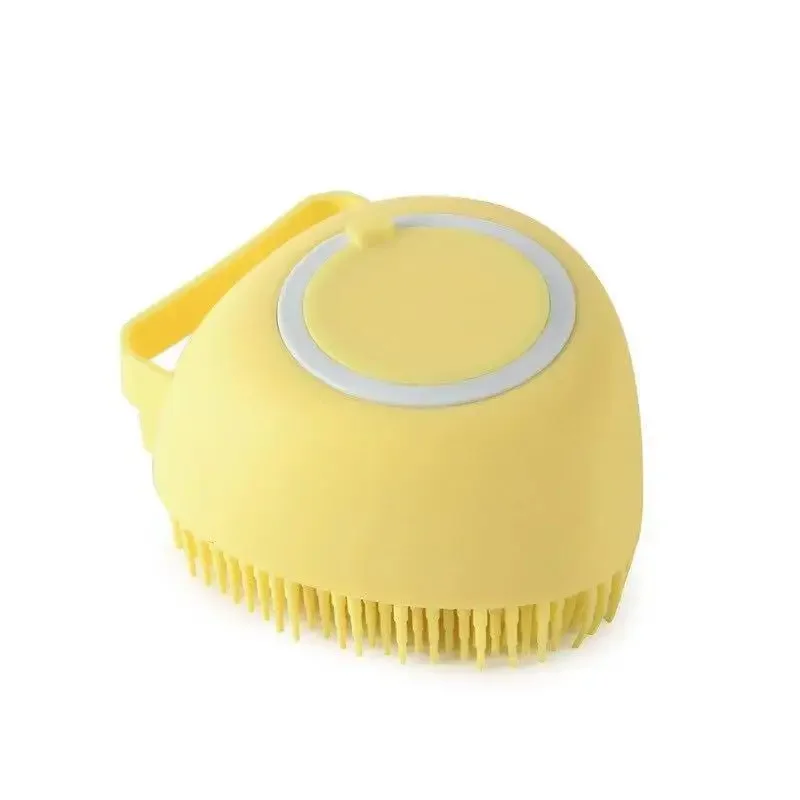 Brosse de bain en silicone pour chat/chien, brosse douce à remplissage – Image 9