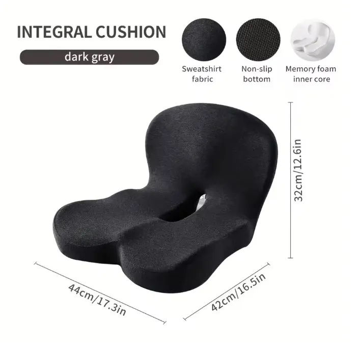 Coussin soutien lombaire en mousse à mémoire Siège auto/bureau/chaise taille divers – Image 9