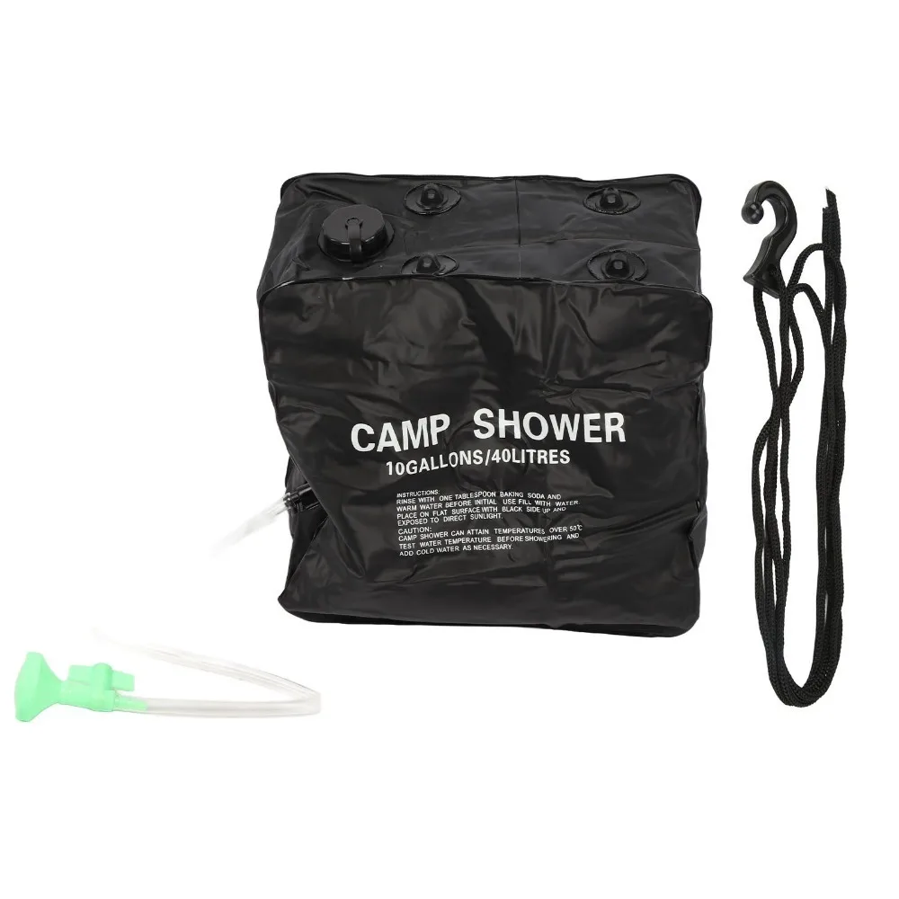 Sac de douche durable 40 L PVC avec pulvérisateur solaire Voyage plein air – Image 7