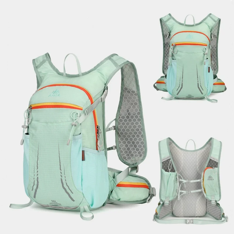 Sac à dos de cyclisme d'extérieur 18 l, grande capacité, léger, unisexe, multifonctionnel, imperméable, en nylon – Image 11