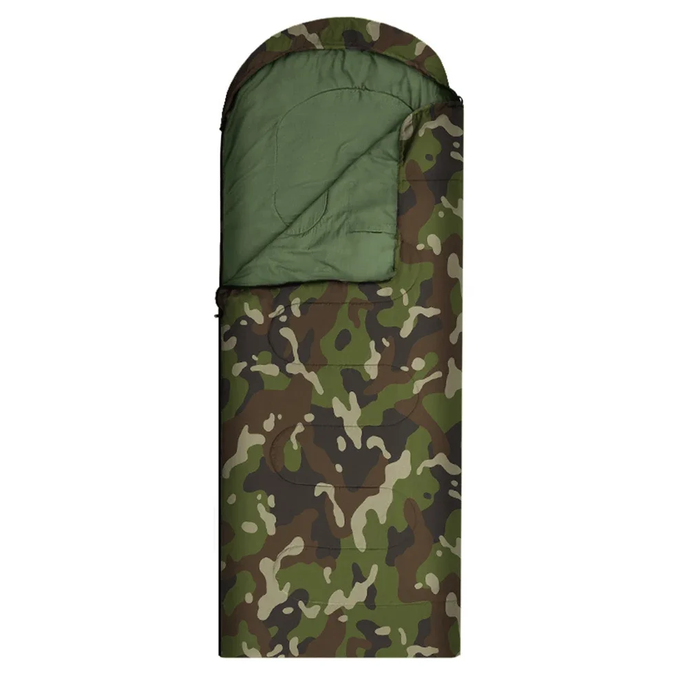 Sac de couchage camouflage 1 personne 4 saisons 0°/-10°C – Image 4