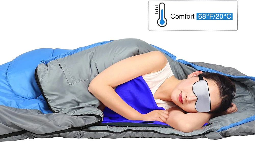 Sac/doublure pour sac de cochage en polaire 20/10°C 1 personne 180x80cm – Image 14