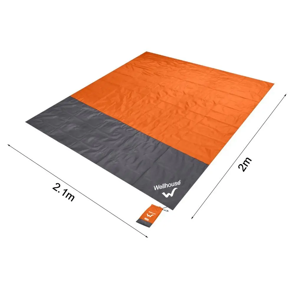 Tapis/couverture/Bâche de sol imperméable 200*210 cm de poche ultralégère avec sac WELLHOUSE – Image 6