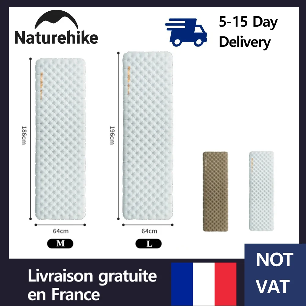 Matelas gonflable de camping couchage pliable ultraléger pour tente Naturehike R 5.8