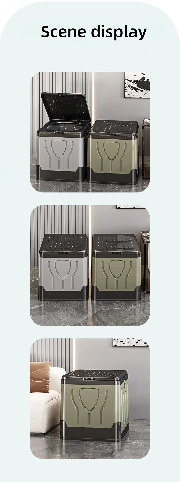 Accessoires camping pliable toilette d'urgence robuste et léger – Image 22