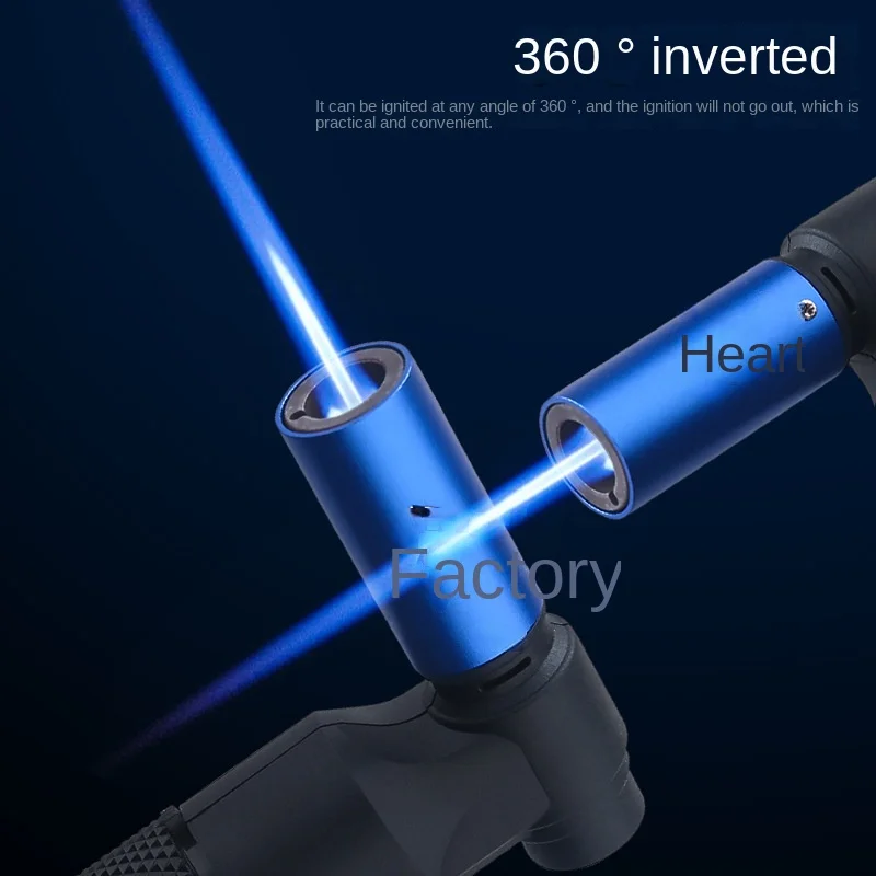 Briquet à gaz à jet de flamme bleu pour pistolet pulvérisateur résiste au vent – Image 3