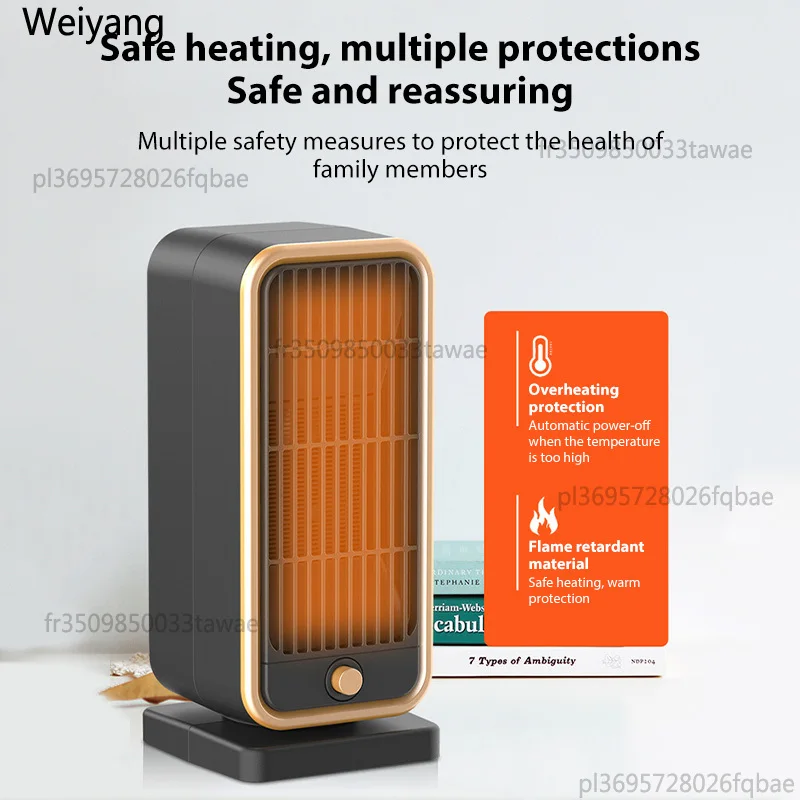 Chauffage électrique Portable 500W PTC – Image 4