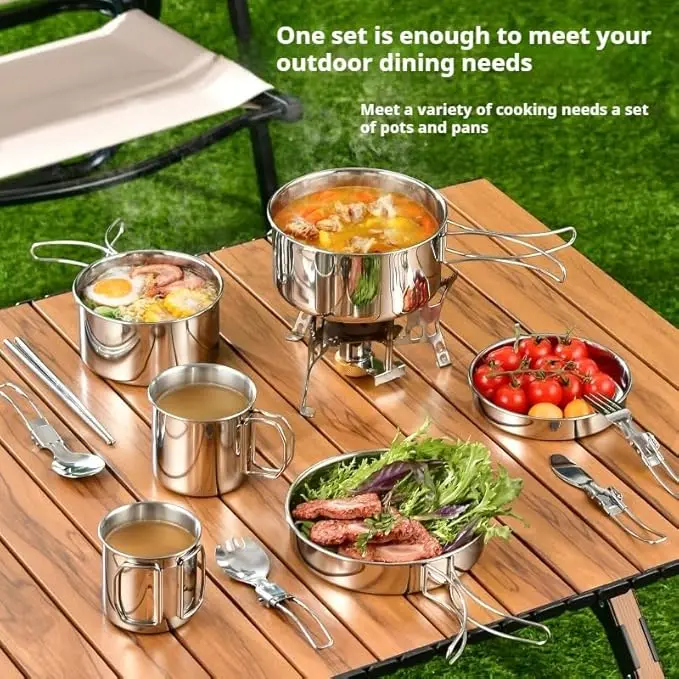 Ensemble de casseroles antiadhésives acier inoxydable – Image 3