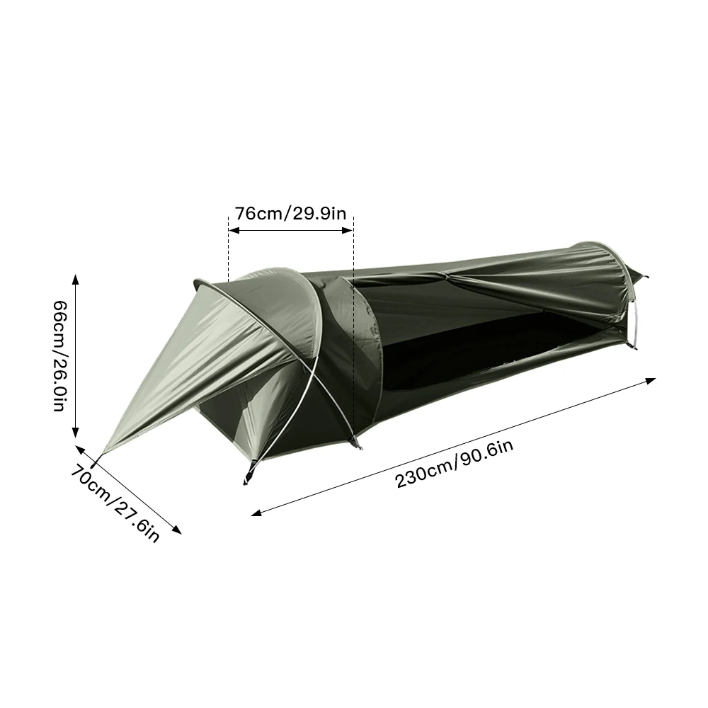 Tente de camping ultralégère étanche 1 personne 210D Oxford – Image 3
