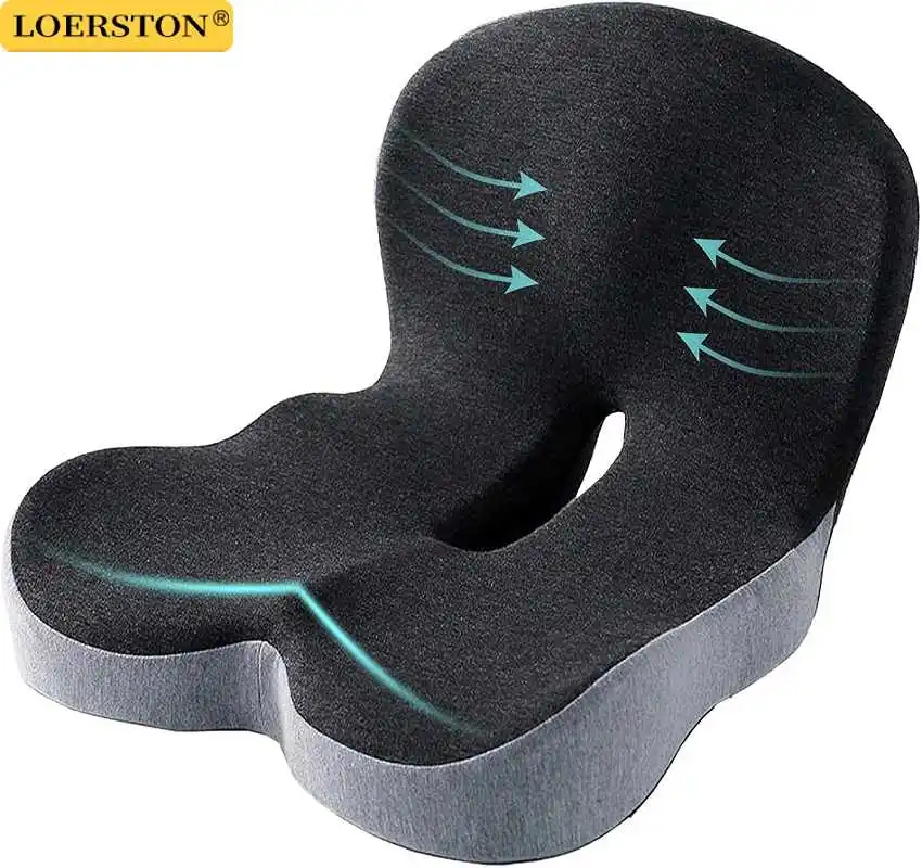 Coussin soutien lombaire en mousse à mémoire Siège auto/bureau/chaise taille divers