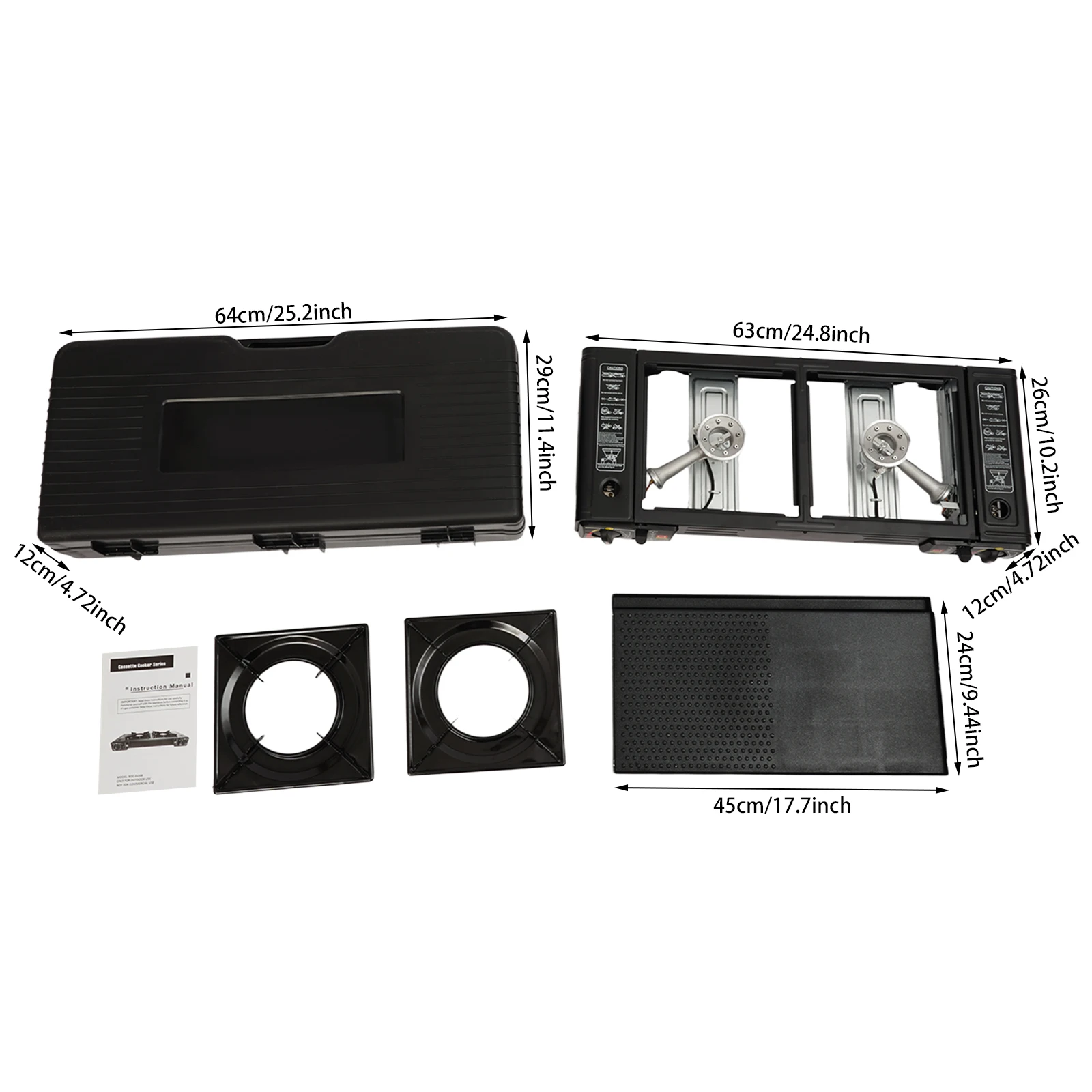 Réchaud de Camping Portable à 2 brûleurs – Image 7