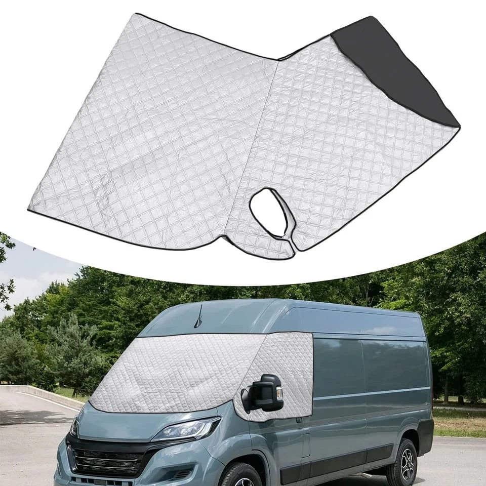 pare-brise thermique occultants enveloppants pour relais Fiat Ducato Peugeot Boxer Citroën pour camping-car – Image 5