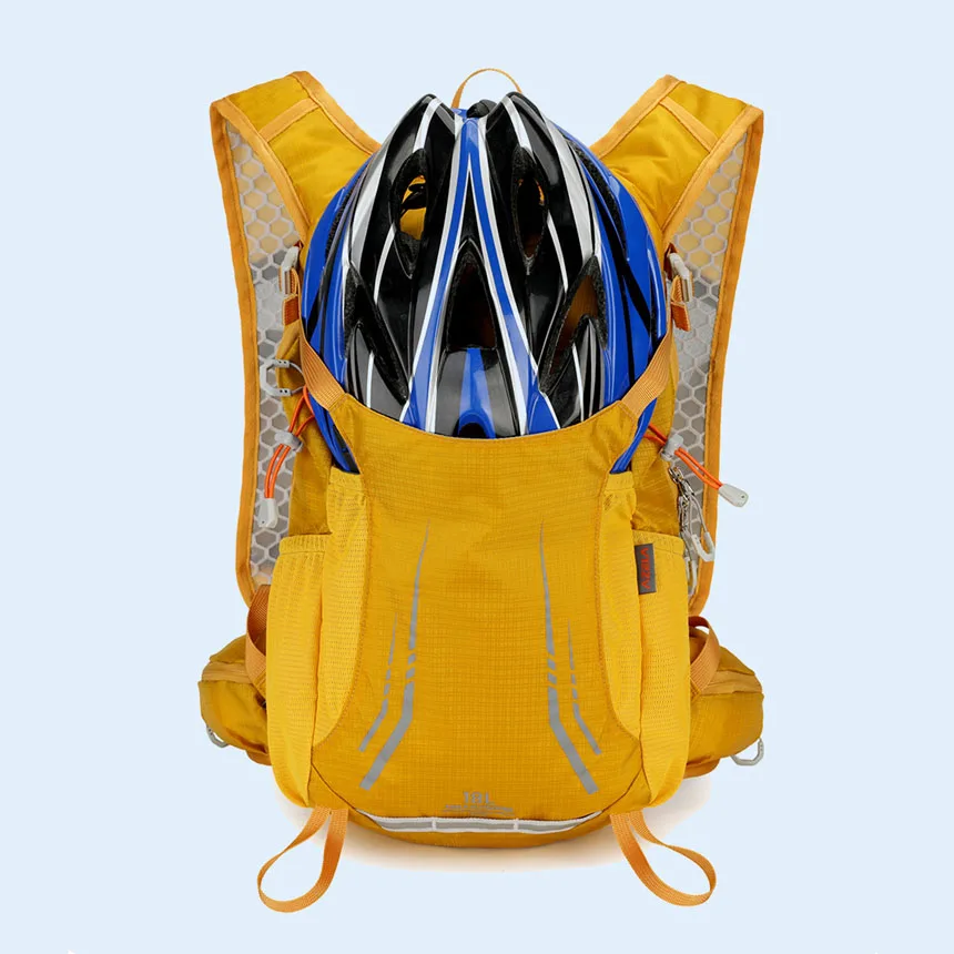 Sac à dos de cyclisme d'extérieur 18 l, grande capacité, léger, unisexe, multifonctionnel, imperméable, en nylon – Image 6