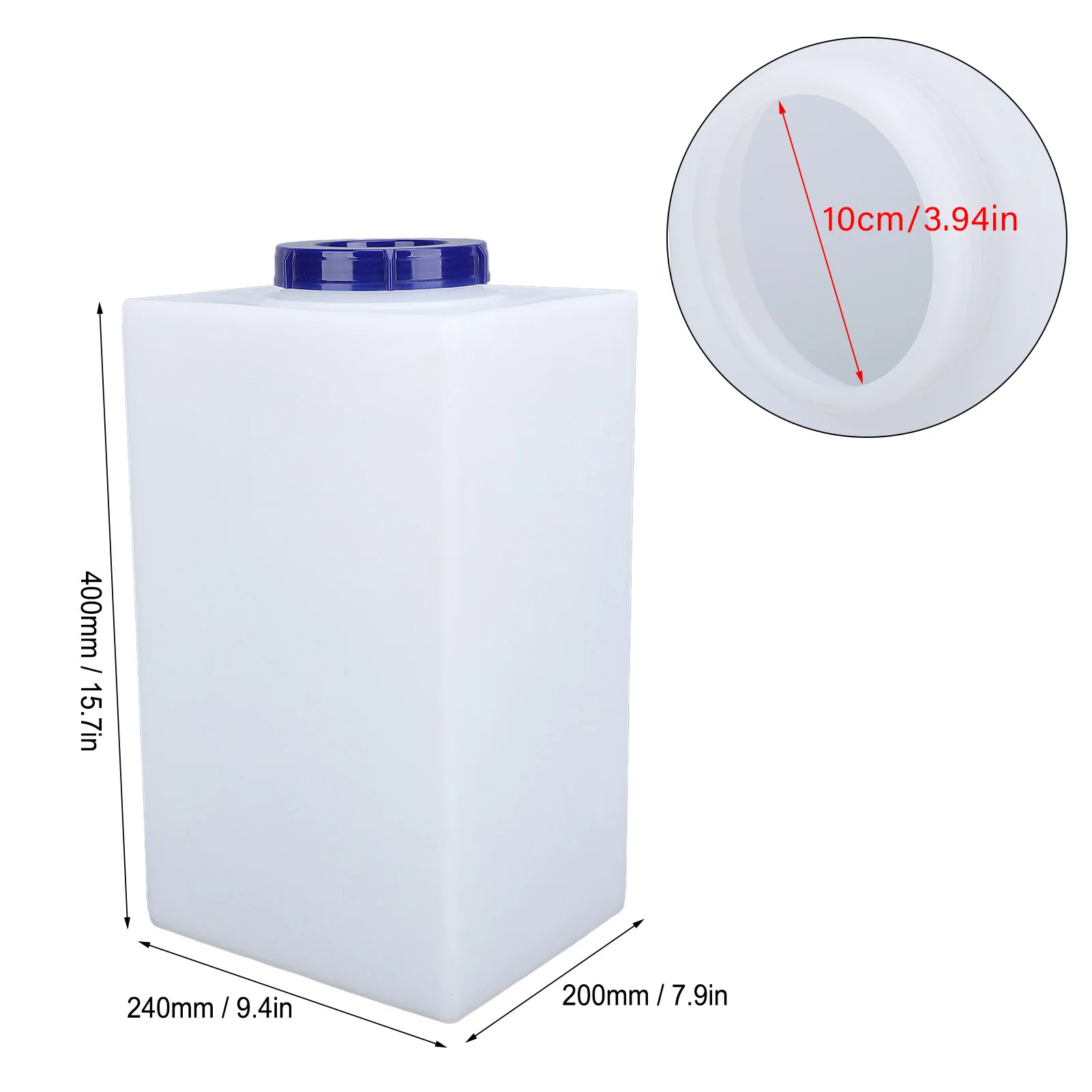 Réservoir d'eau de 5 gallons, entrée d'eau de 100 mm, étanchéité parfaite résistant à la pression pour camping-car – Image 5