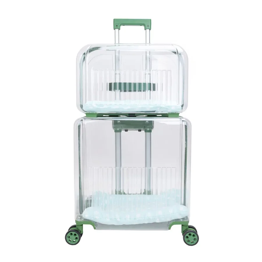 Valise/caisse de transport de chats/animaux pratique pour sortir, deux ou trois chats, valise pour chien ventilée – Image 5