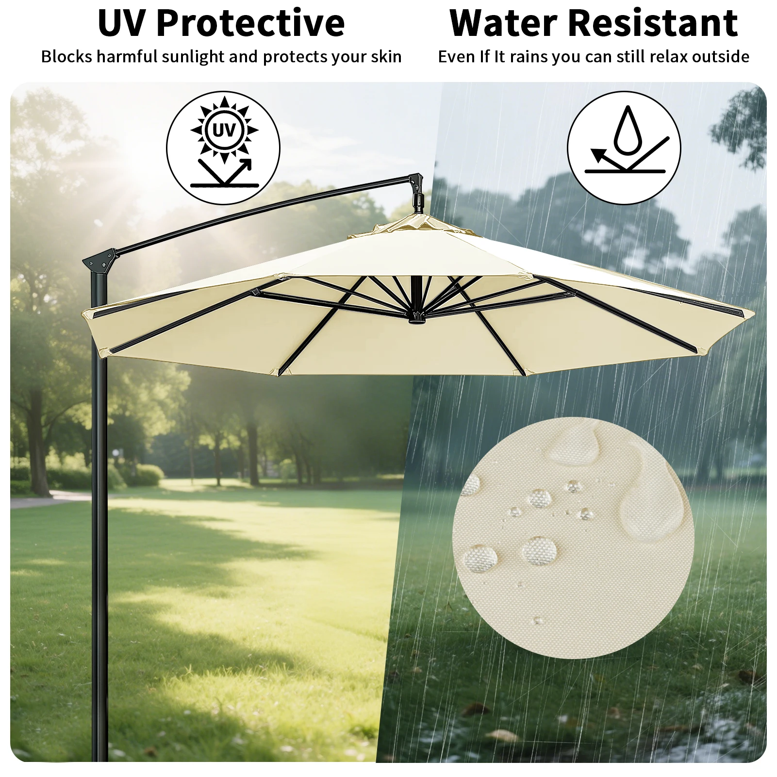 TISSU DE REMPLACEMENT pour Réparation de Parasol – Image 2