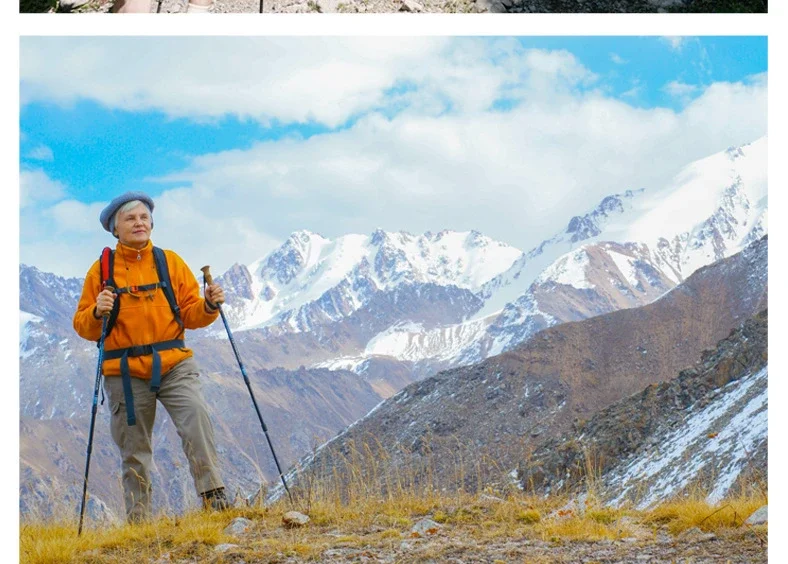 2 pièces bâtons de marche nordiques Trek pôle télescopique – Image 14