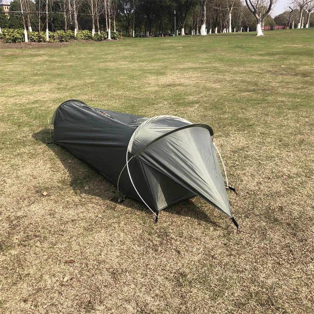 Tente de camping ultralégère étanche 1 personne 210D Oxford – Image 5