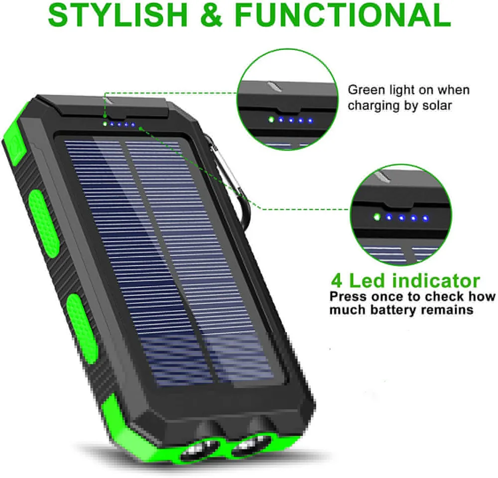 Banque d'énergie solaire 80000mAh – Image 17