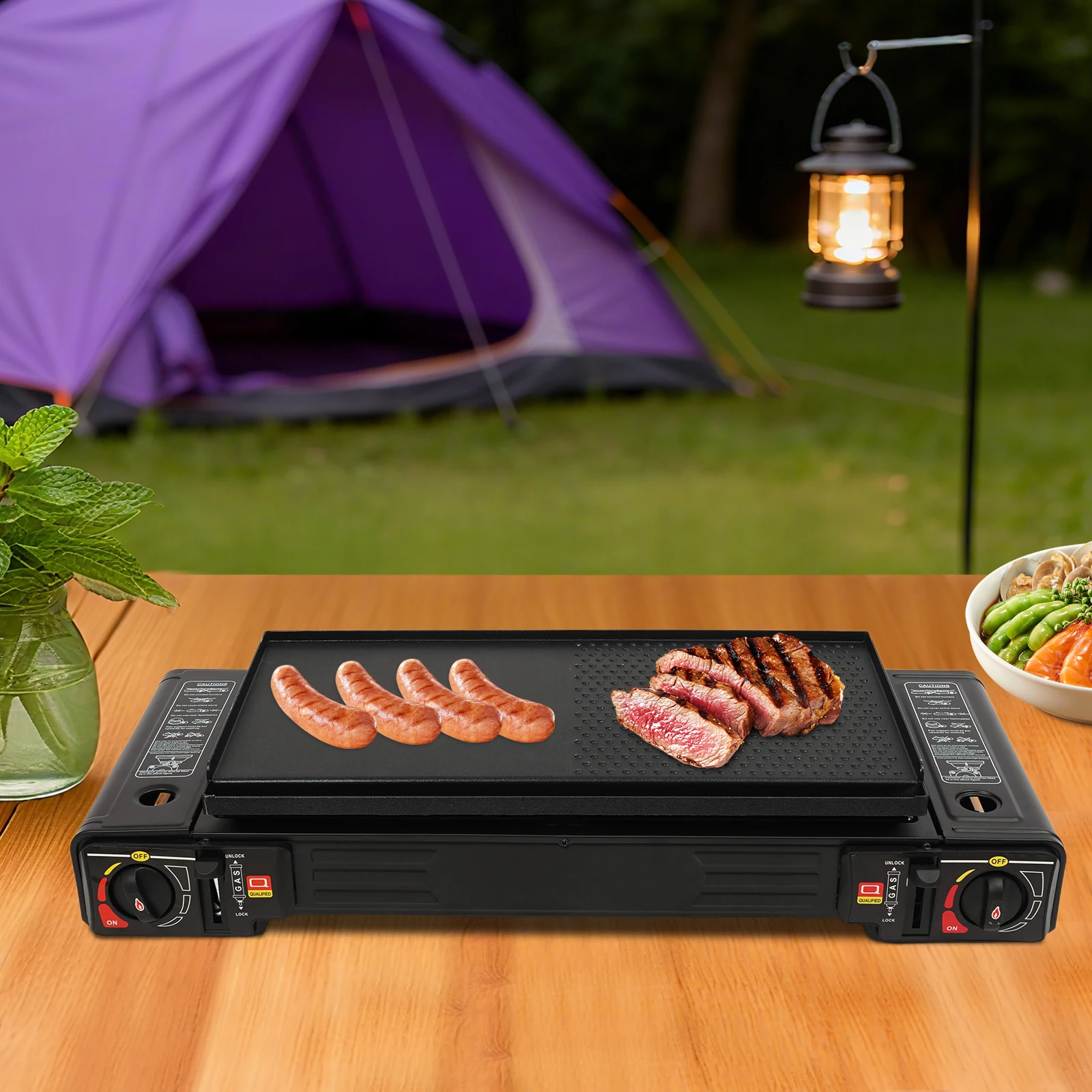 Réchaud de Camping Portable à 2 brûleurs – Image 9