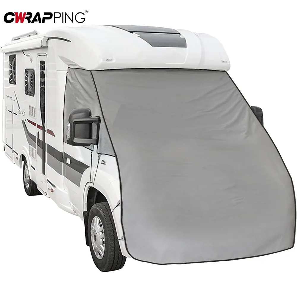 Housse de protection pour caravane et camping-car, pare-soleil