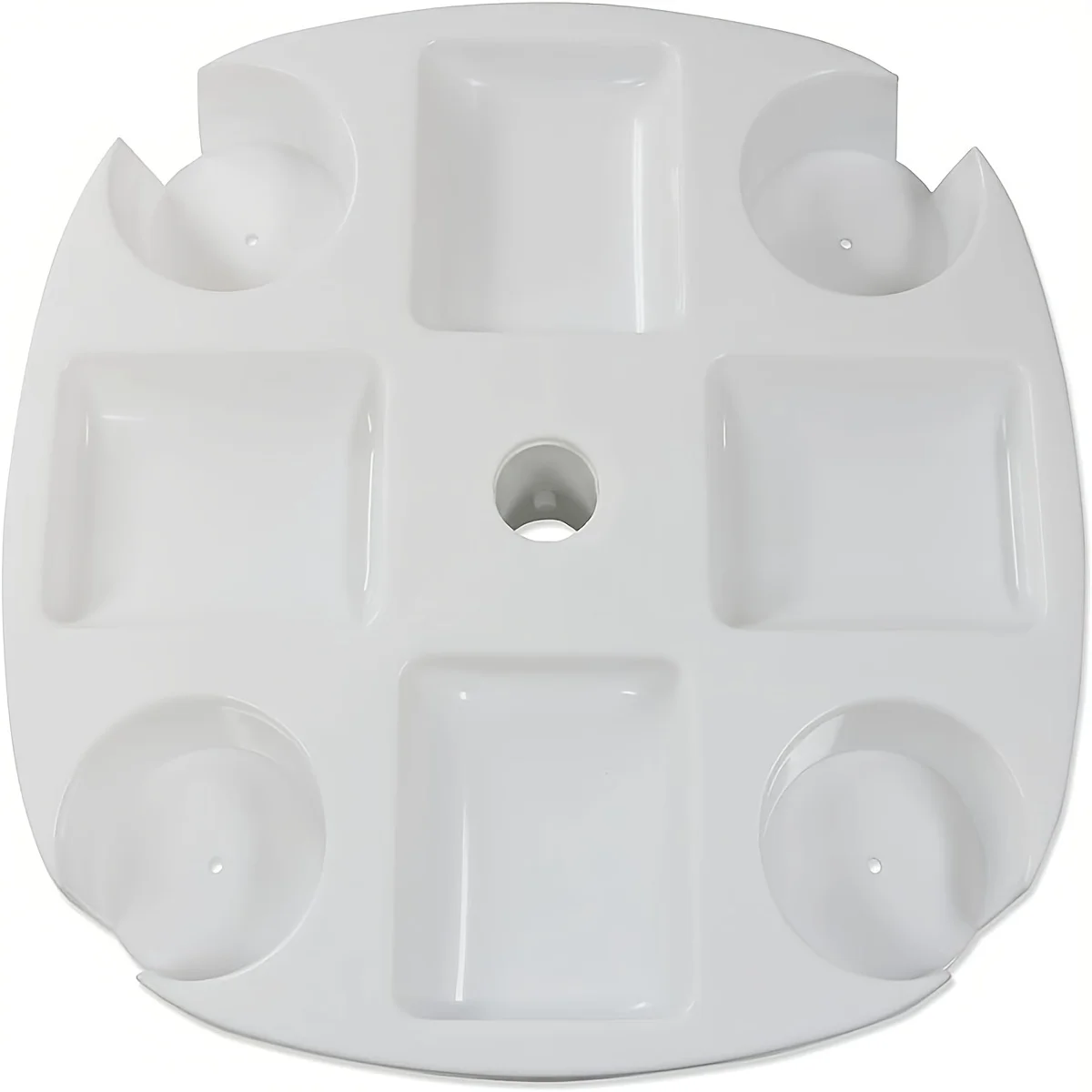 Plateau parasole avec 4 porte-gobelets et 4 espaces collations, CYBeach Umbrella extérieur – Image 7