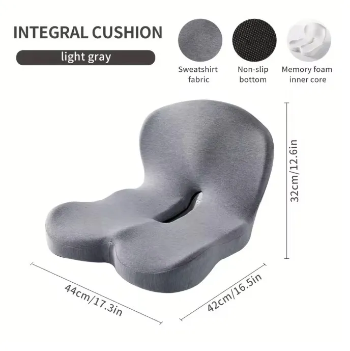 Coussin soutien lombaire en mousse à mémoire Siège auto/bureau/chaise taille divers – Image 7
