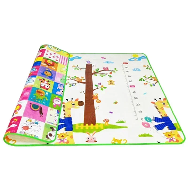 Tapis de jeu/d'activité rampant pour bébé EPE non toxique sécuritaire 5 tailles au choix – Image 17