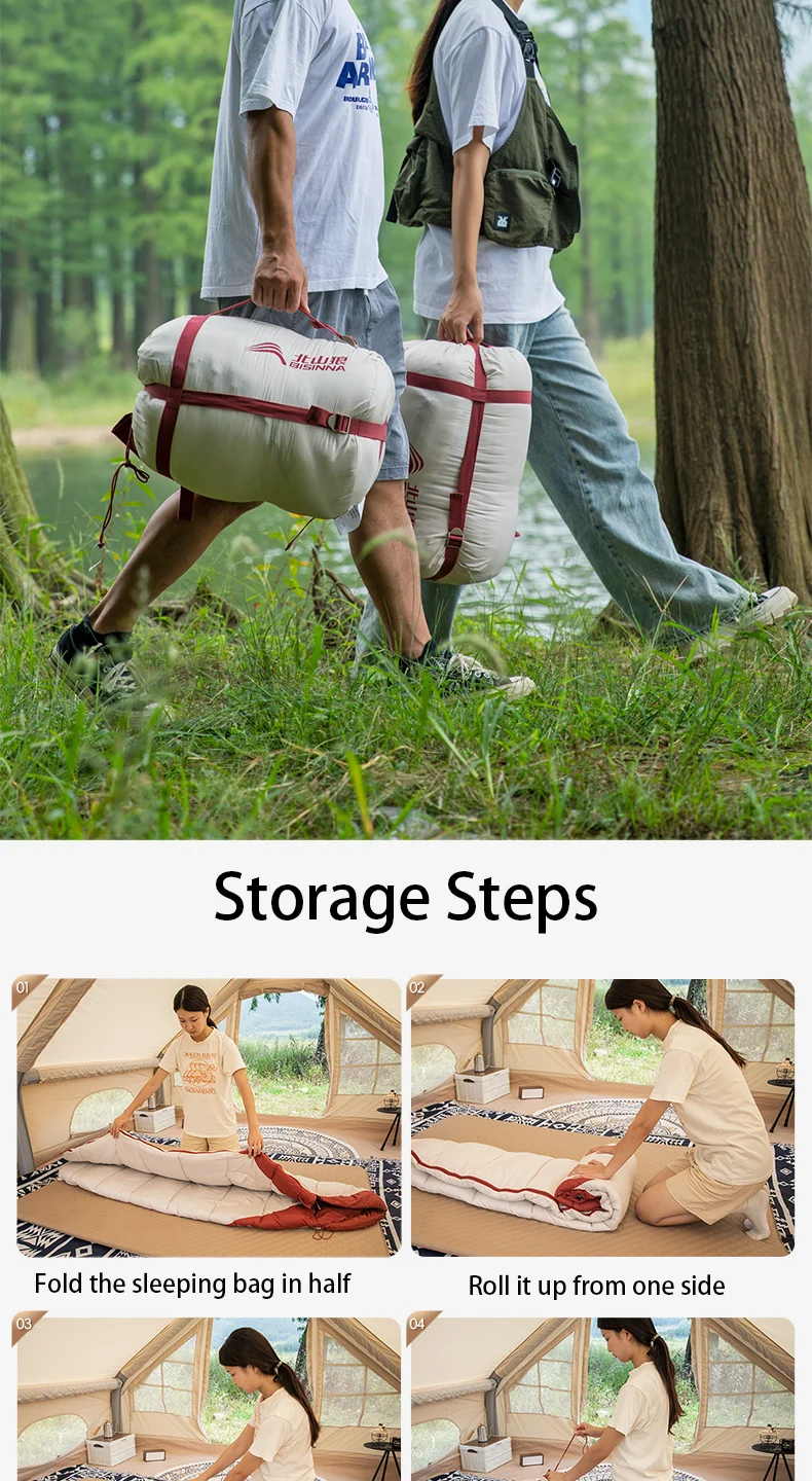 Sac de couchage XL imperméable pour adultes – Image 17