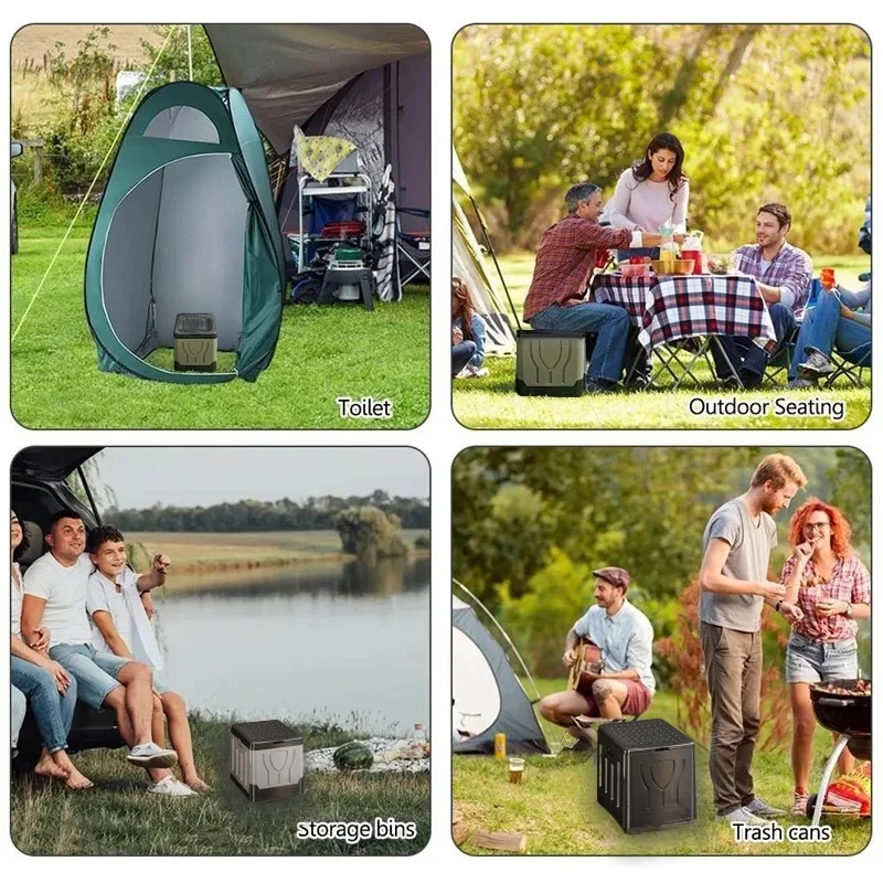 Accessoires camping pliable toilette d'urgence robuste et léger – Image 23