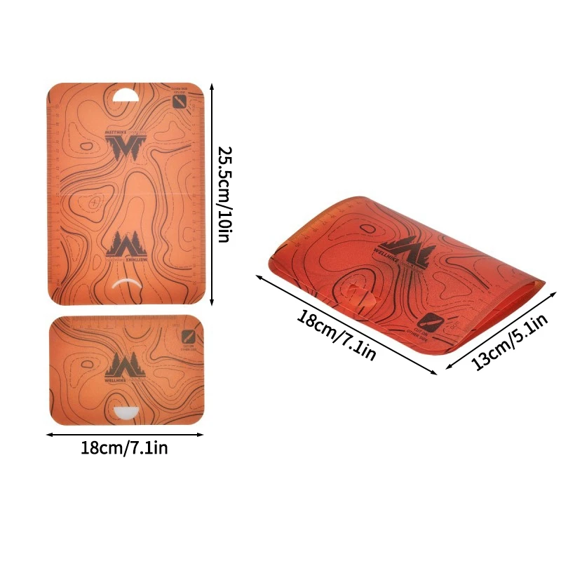 Ensemble de vaisselle de voyage pliable et léger Réutilisable – Image 20