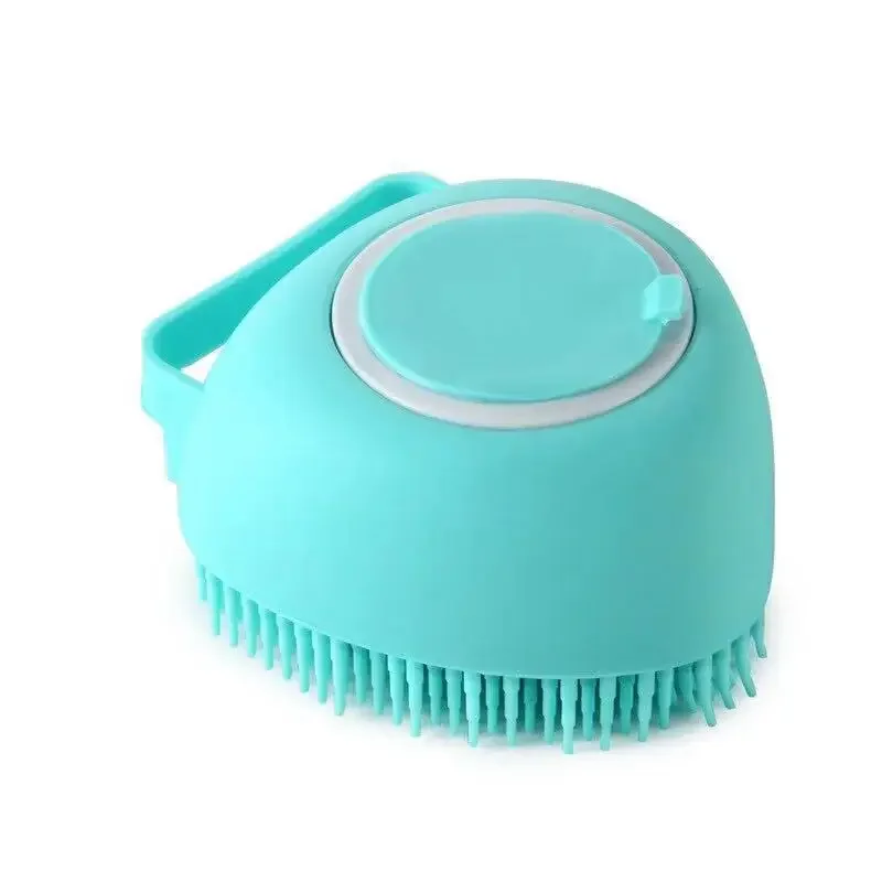 Brosse de bain en silicone pour chat/chien, brosse douce à remplissage – Image 12