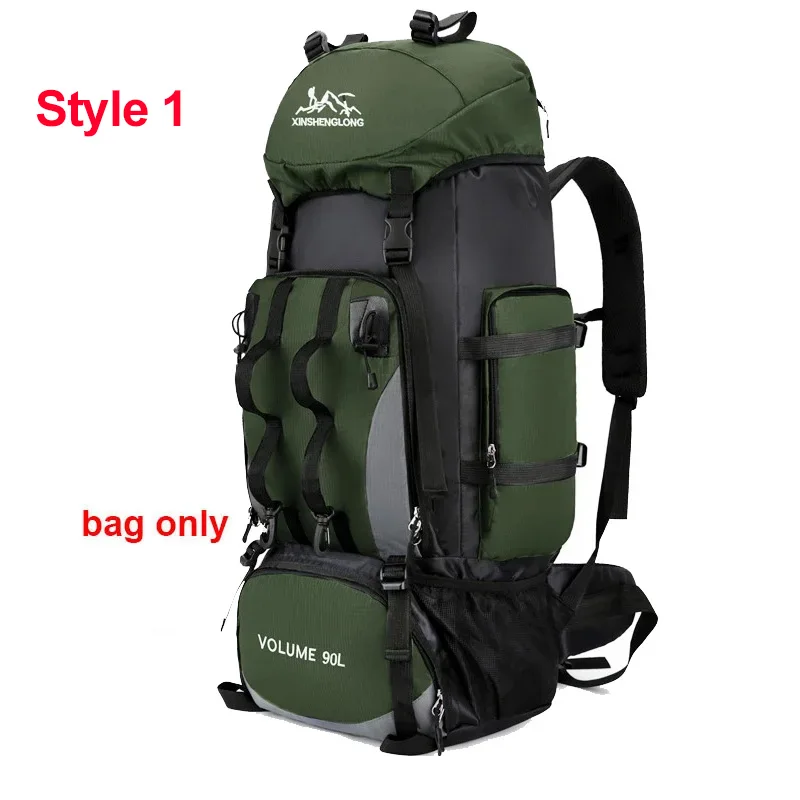 Sac à dos imperméable grande capacité 90 L randonnée camping sport de plein air plutôt hommes – Image 14
