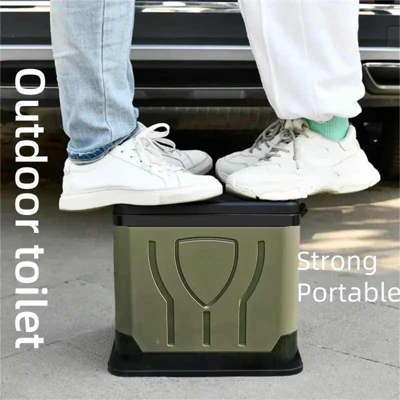 Accessoires camping pliable toilette d'urgence robuste et léger – Image 5